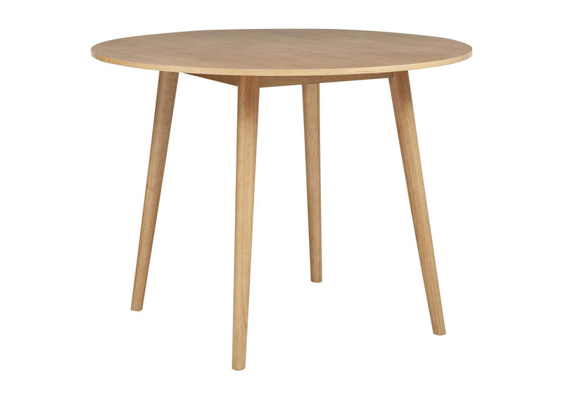 122508-S5 Andrews 5-piece Round Counter Height Dining Set Light Ash