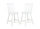 122509WHT Andrews Windsor Counter Height Dining Side Chair White (Set of 2)