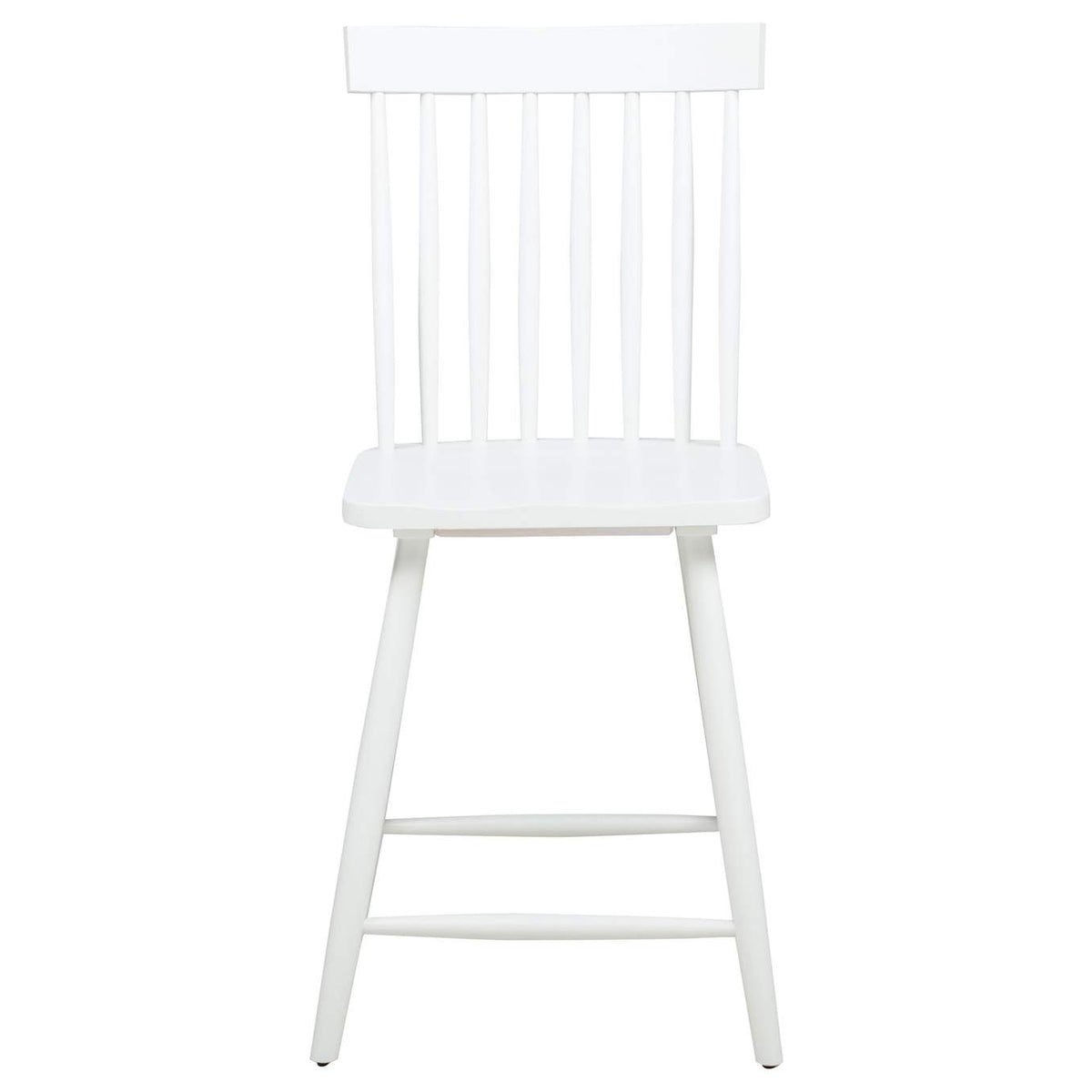 122509WHT Andrews Windsor Counter Height Dining Side Chair White (Set of 2)