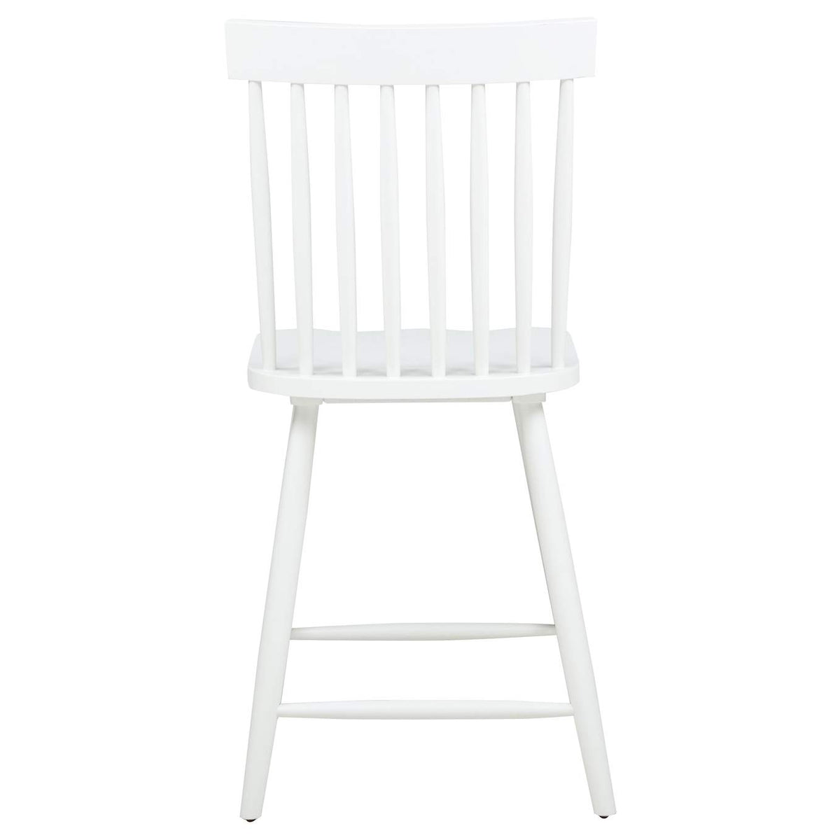 122509WHT Andrews Windsor Counter Height Dining Side Chair White (Set of 2)