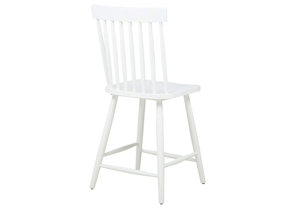 122509WHT Andrews Windsor Counter Height Dining Side Chair White (Set of 2)