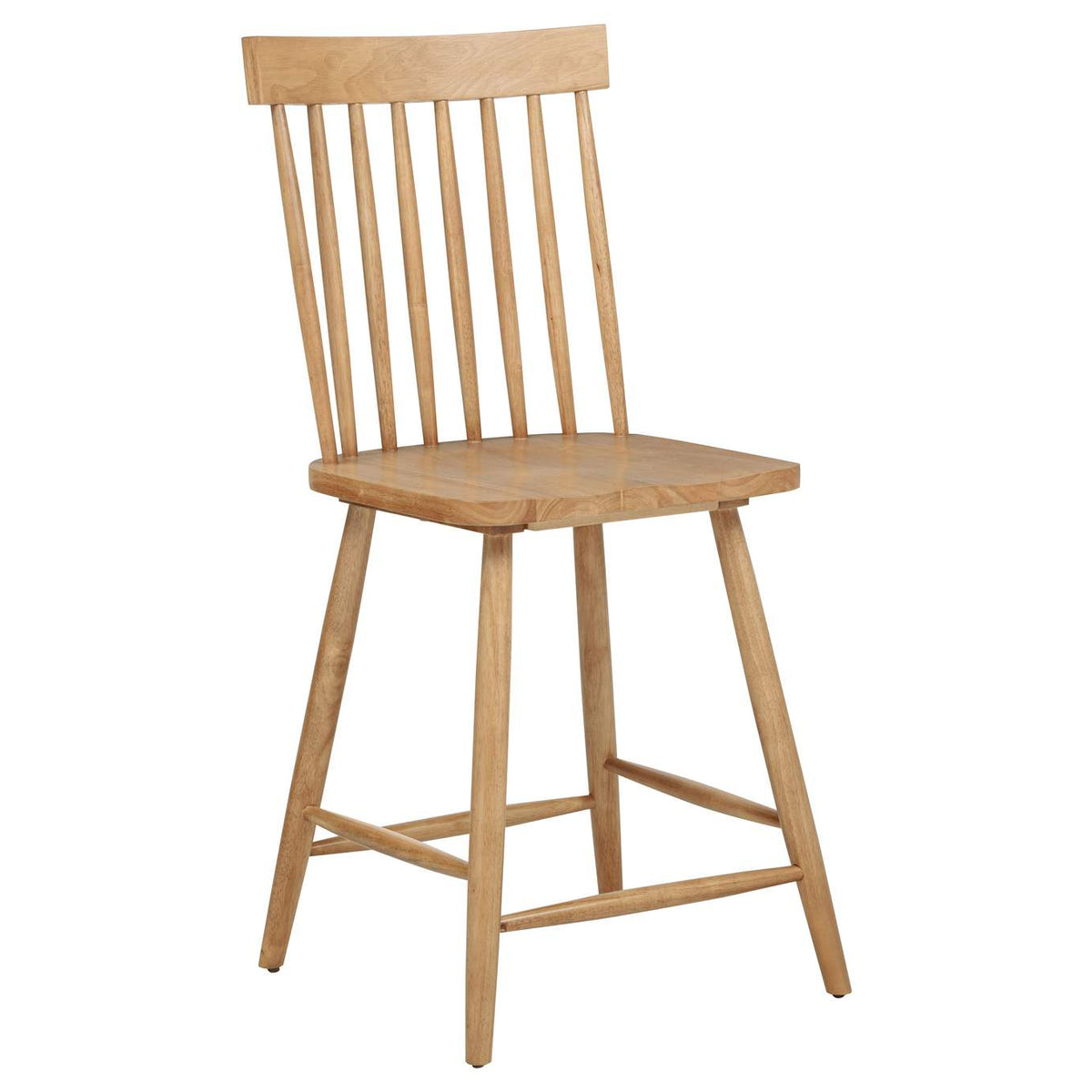 122509 Andrews Windsor Counter Height Dining Side Chair Light Ash (Set of 2)