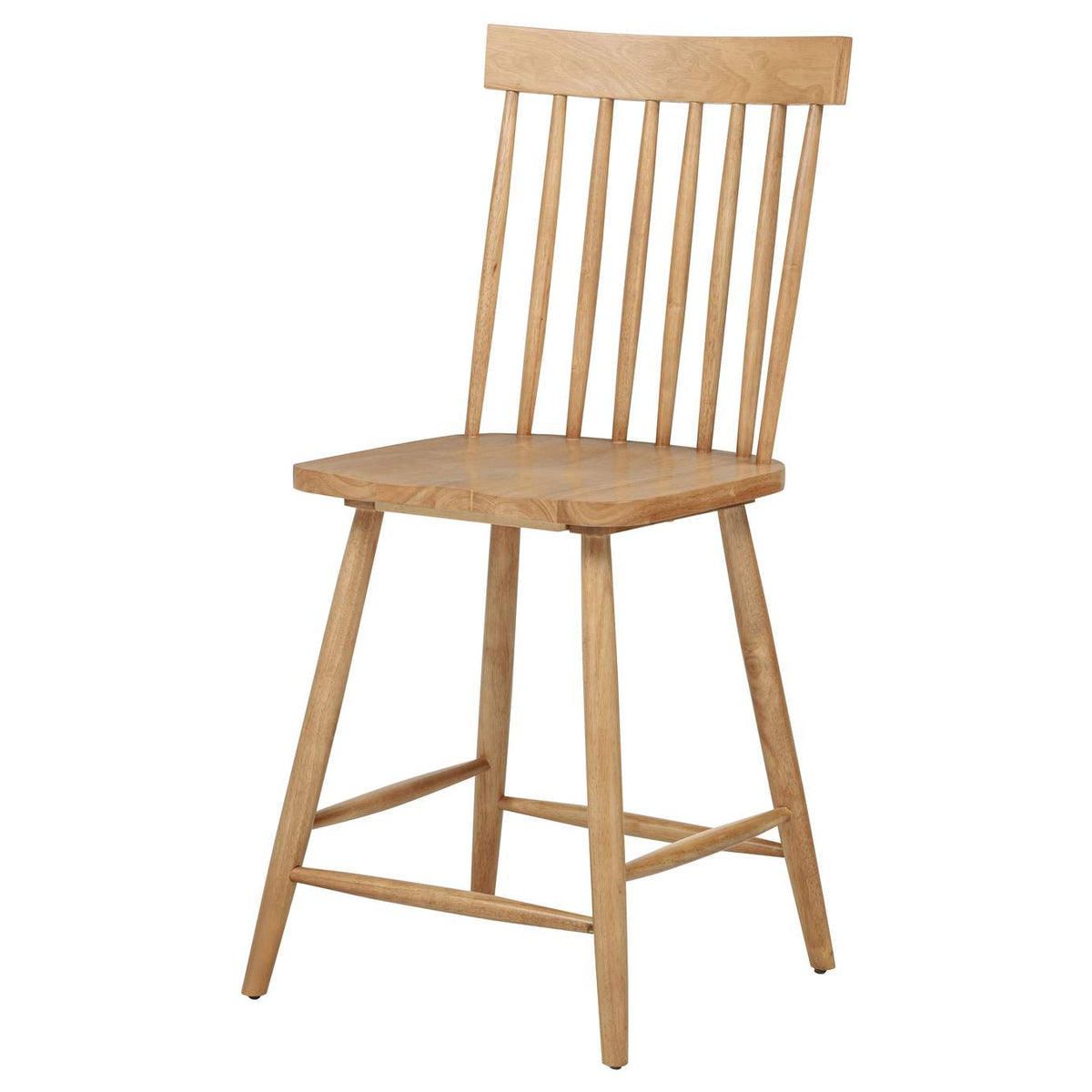 122509 Andrews Windsor Counter Height Dining Side Chair Light Ash (Set of 2)