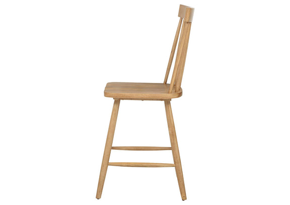 122509 Andrews Windsor Counter Height Dining Side Chair Light Ash (Set of 2)