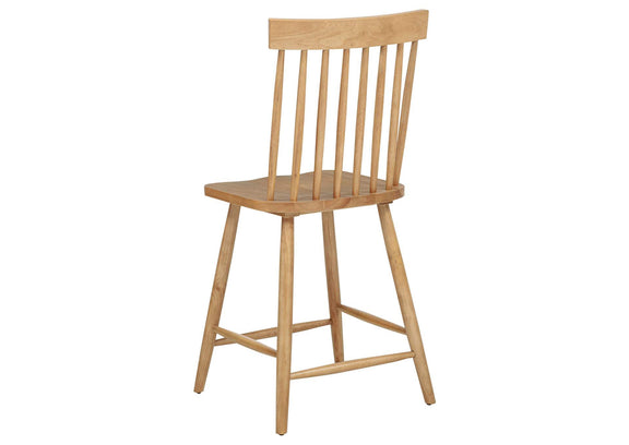 122509 Andrews Windsor Counter Height Dining Side Chair Light Ash (Set of 2)