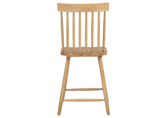 122509 Andrews Windsor Counter Height Dining Side Chair Light Ash (Set of 2)