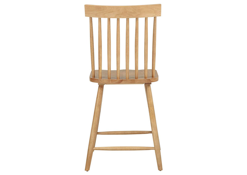 122509 Andrews Windsor Counter Height Dining Side Chair Light Ash (Set of 2)