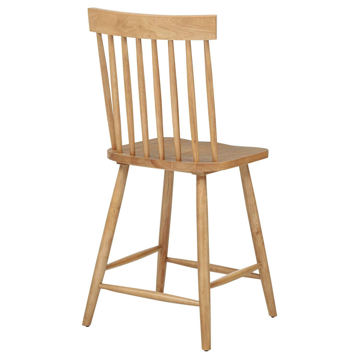 122509 Andrews Windsor Counter Height Dining Side Chair Light Ash (Set of 2)