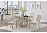 Trofello 5-piece Round Dining Table Set White Washed