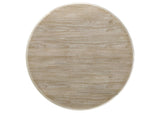 123120 Trofello Round 60-inch Pedestal Dining Table White Washed