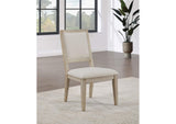 123122 Trofello Cushioned Dining Side Chair White Washed (Set of 2)