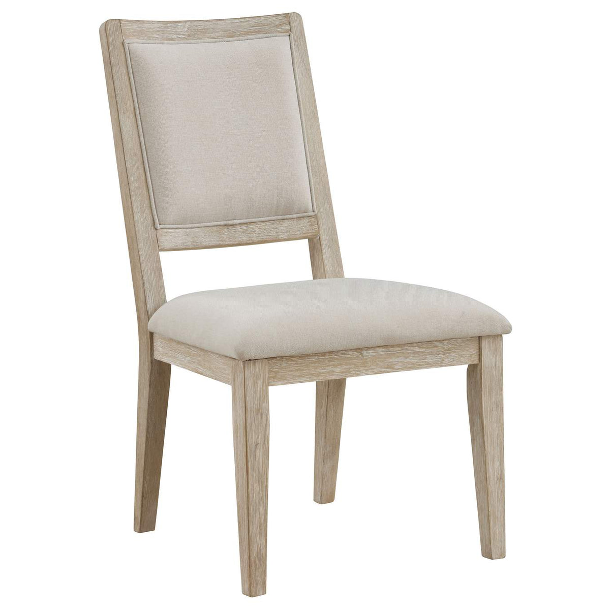 123122 Trofello Cushioned Dining Side Chair White Washed (Set of 2)