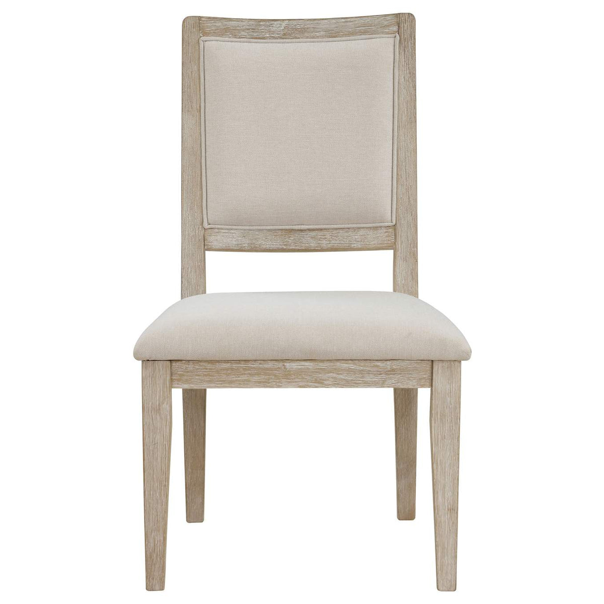 123122 Trofello Cushioned Dining Side Chair White Washed (Set of 2)