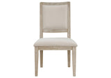 123122 Trofello Cushioned Dining Side Chair White Washed (Set of 2)