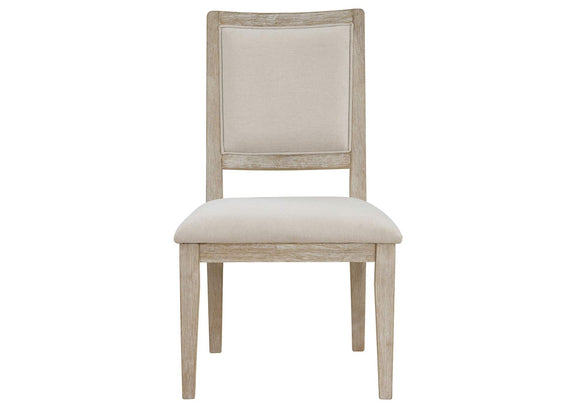 123122 Trofello Cushioned Dining Side Chair White Washed (Set of 2)