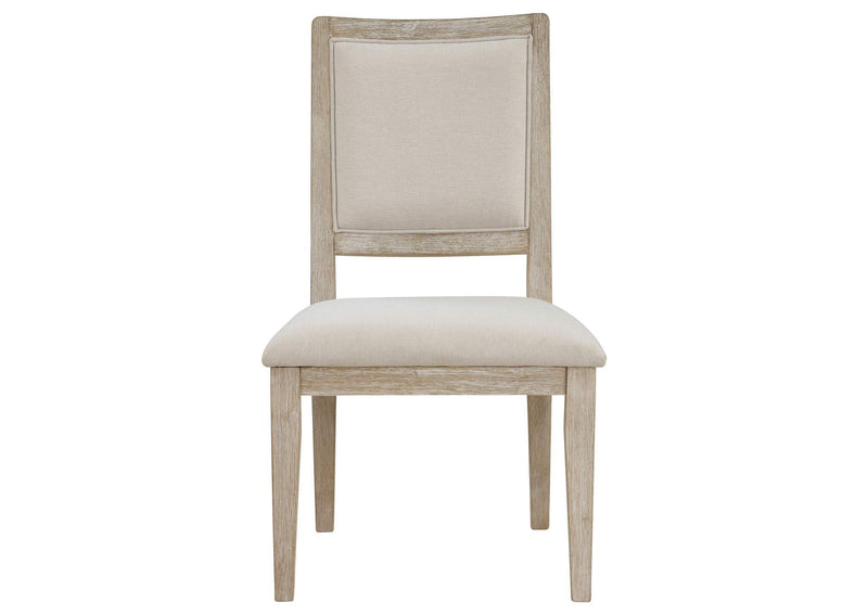 123122 Trofello Cushioned Dining Side Chair White Washed (Set of 2)