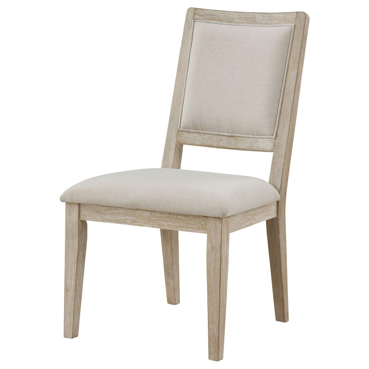 123122 Trofello Cushioned Dining Side Chair White Washed (Set of 2)