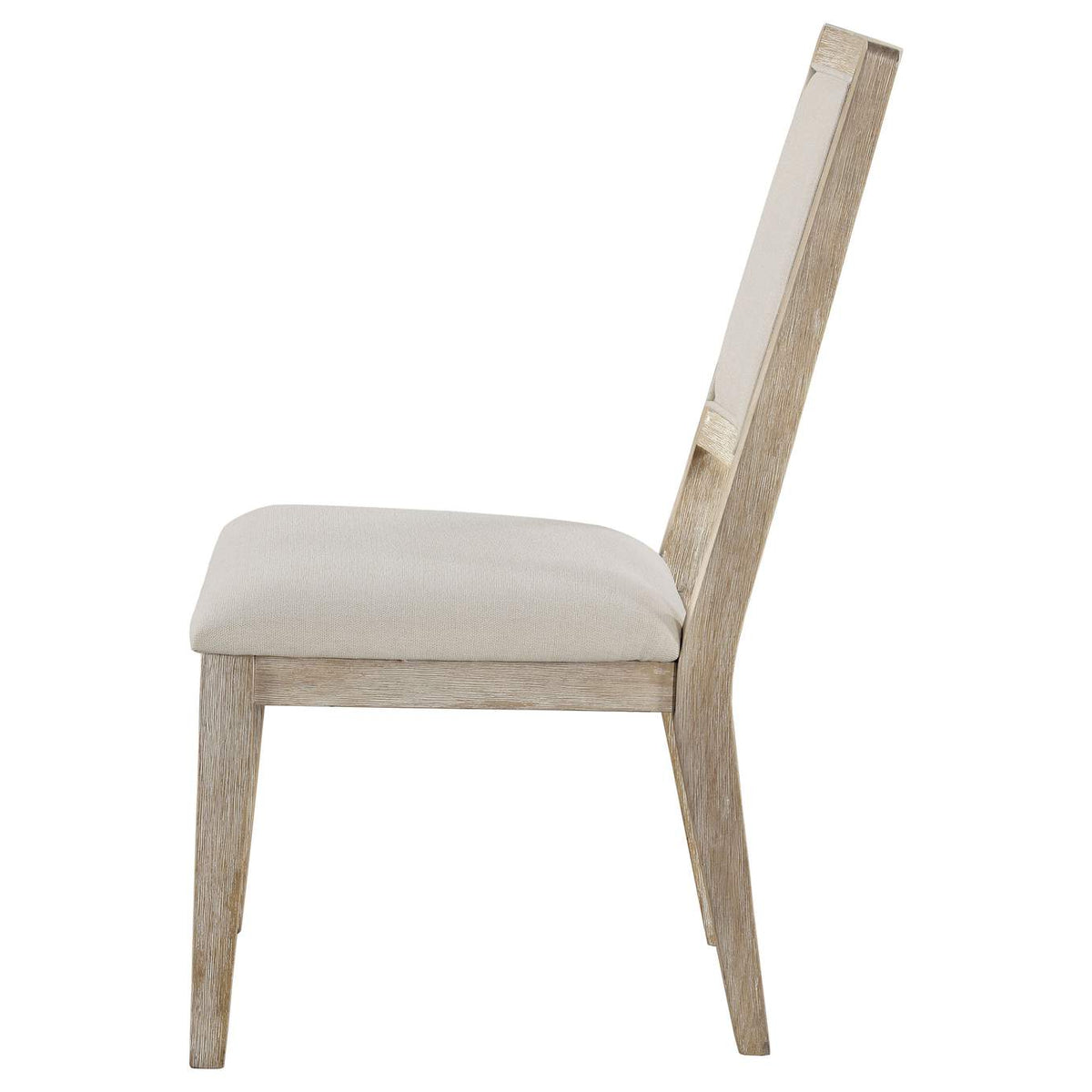 123122 Trofello Cushioned Dining Side Chair White Washed (Set of 2)