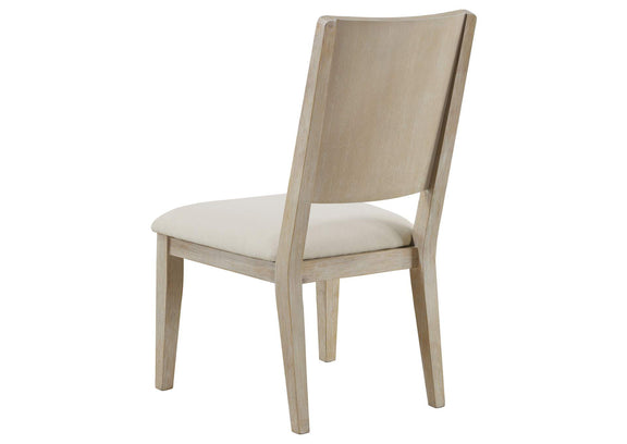 123122 Trofello Cushioned Dining Side Chair White Washed (Set of 2)