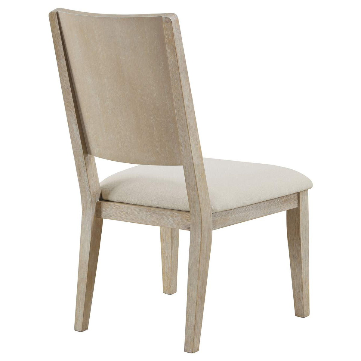 123122 Trofello Cushioned Dining Side Chair White Washed (Set of 2)