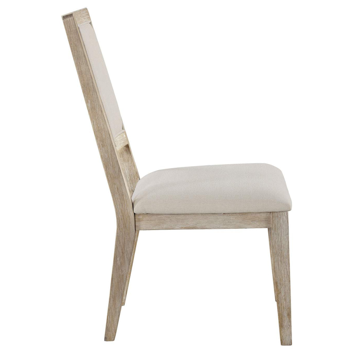 123122 Trofello Cushioned Dining Side Chair White Washed (Set of 2)