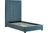 TOV-B127 Arabelle Sea Blue Twin Bed