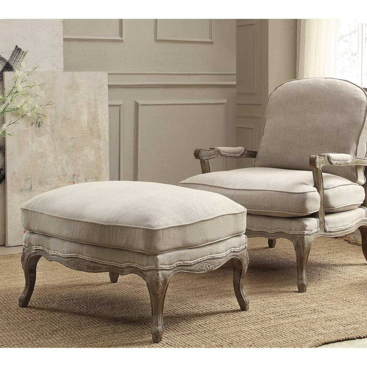 1234-4 Parlier Ottoman