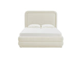 TOV-B44211 Briella Cream Velvet Queen Bed