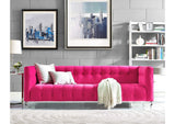 TOV-S110 Bea Hot Pink Velvet Sofa