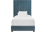TOV-B127 Arabelle Sea Blue Twin Bed