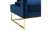 TOV-A91 Avery Navy Velvet Chair