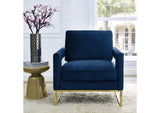 TOV-A91 Avery Navy Velvet Chair