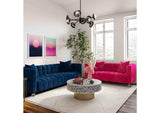 TOV-S85 Bea Navy Velvet Sofa