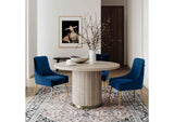 TOV-D48 Beatrix Navy Velvet Side Chair