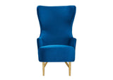 TOV-A2045-N Julia Navy Wingback Chair