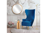 TOV-A2045-N Julia Navy Wingback Chair