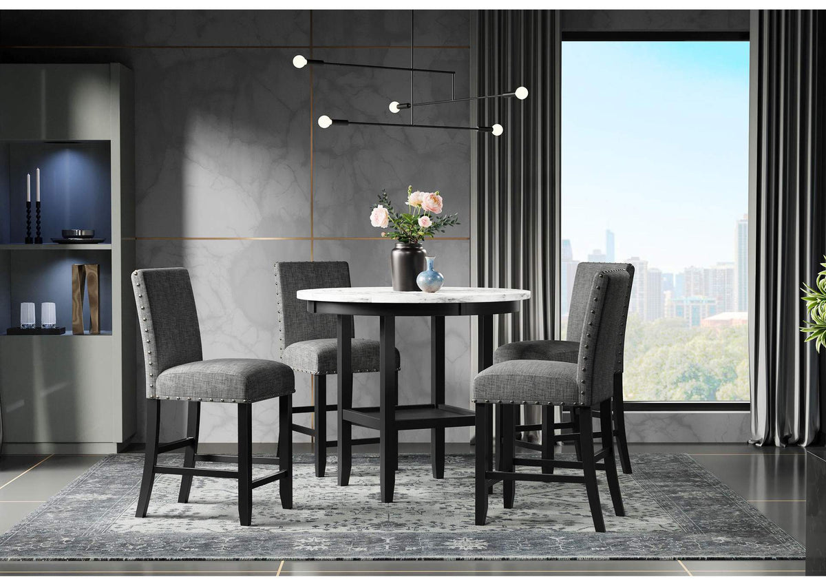 D40011BT+D1622BS D40011 BAR TABLE + 4 D1622 BAR STOOLS