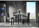 D40011BT+D1622BS_7PC D40011 BAR TABLE + 6 D1622 BAR STOOLS