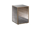 TOV-IHOC44204 Lana Mirrored Side Table