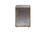 TOV-IHOC44204 Lana Mirrored Side Table