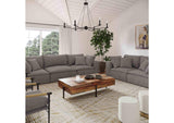 REN-L0090-LS Cali Slate Performance Fabric Modular Loveseat
