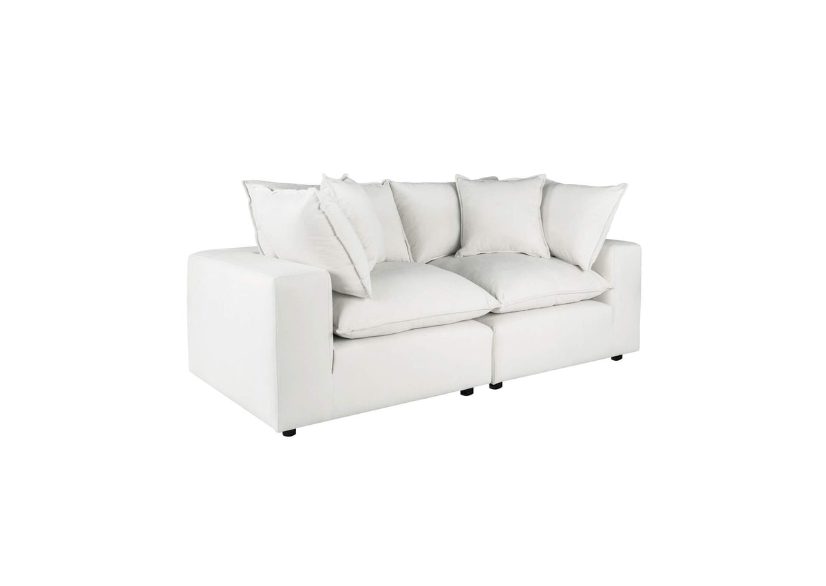 REN-L0092-LS Cali Pearl Performance Fabric Modular Loveseat