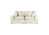 REN-L0094-LS Cali Natural Performance Fabric Modular Loveseat