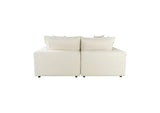 REN-L0094-LS Cali Natural Performance Fabric Modular Loveseat