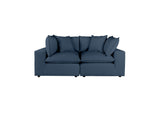 REN-L0096-LS Cali Navy Performance Fabric Modular Loveseat