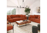 REN-L0098-LS Cali Rust Performance Fabric Modular Loveseat