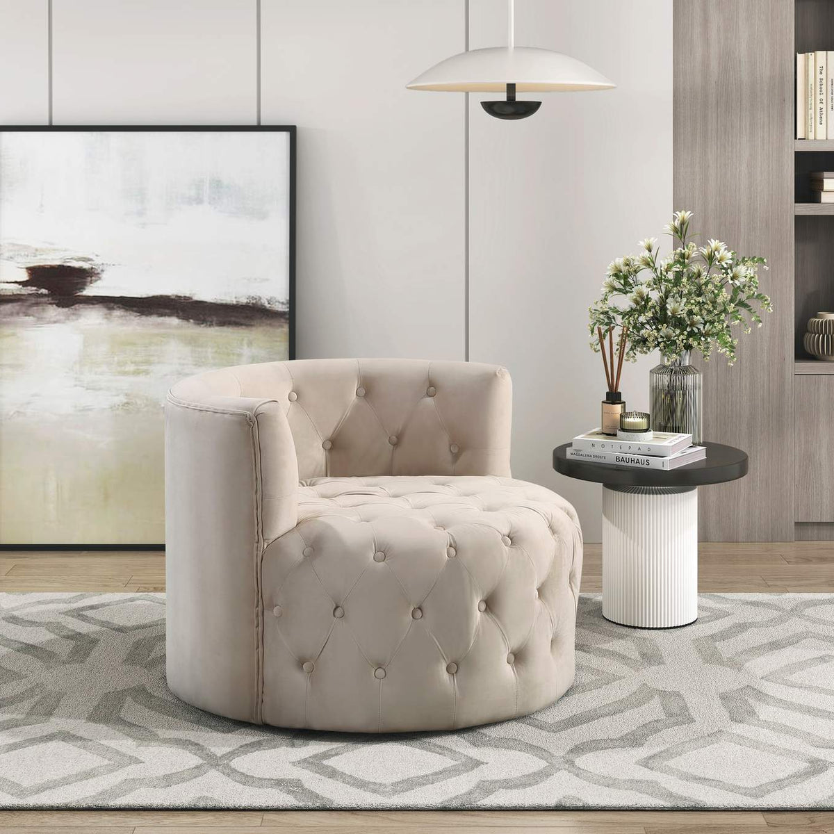 1290BE-1 Cheswold Swivel Chair
