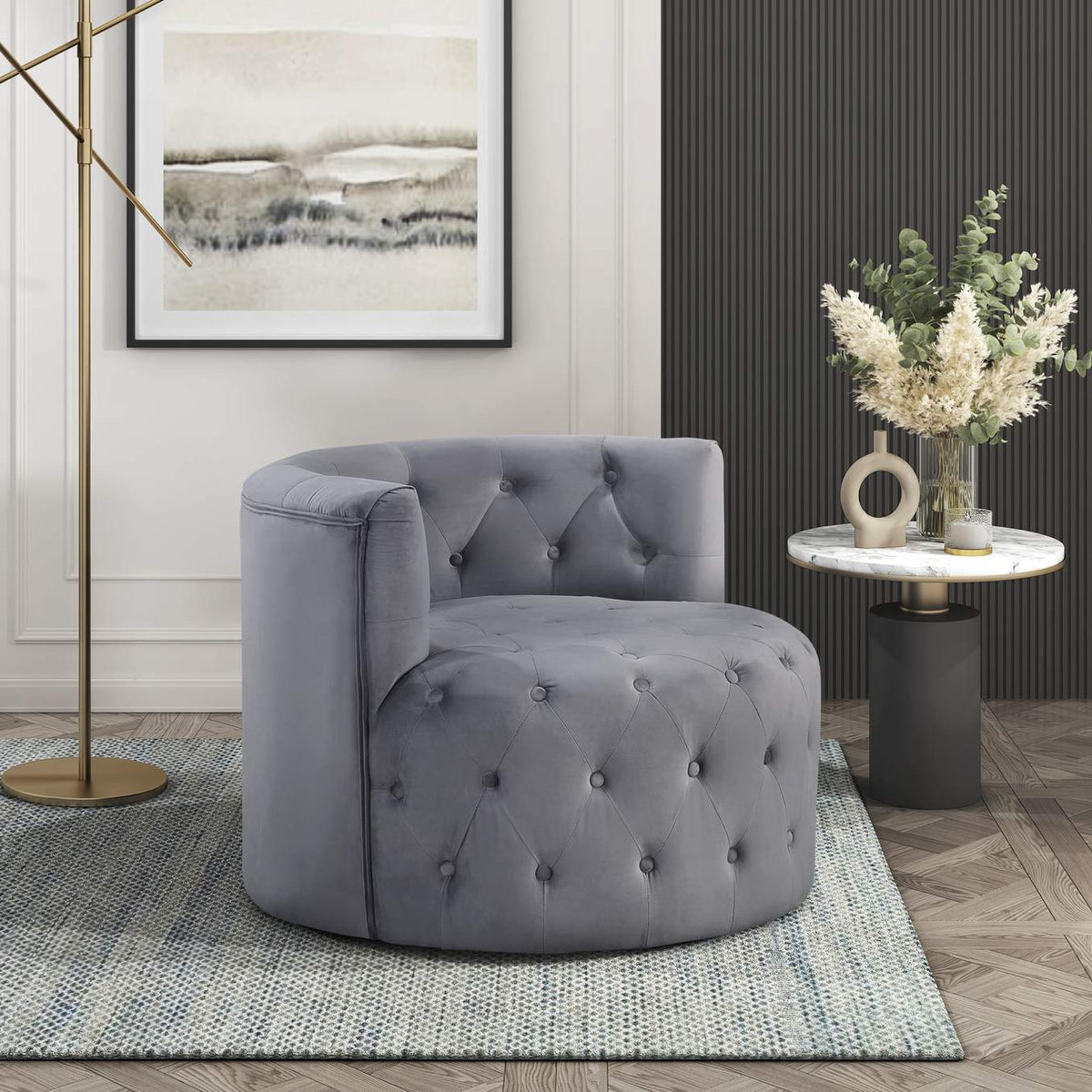 1290GY-1 Cheswold Swivel Chair