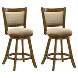 Aiden - Modern Farmhouse Swivel Wood Counter Height Kitchen Bar Stool