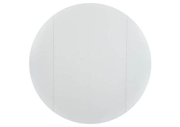 130005WHT Bucknell 3-piece Round Drop Leaf Dining Table Set White